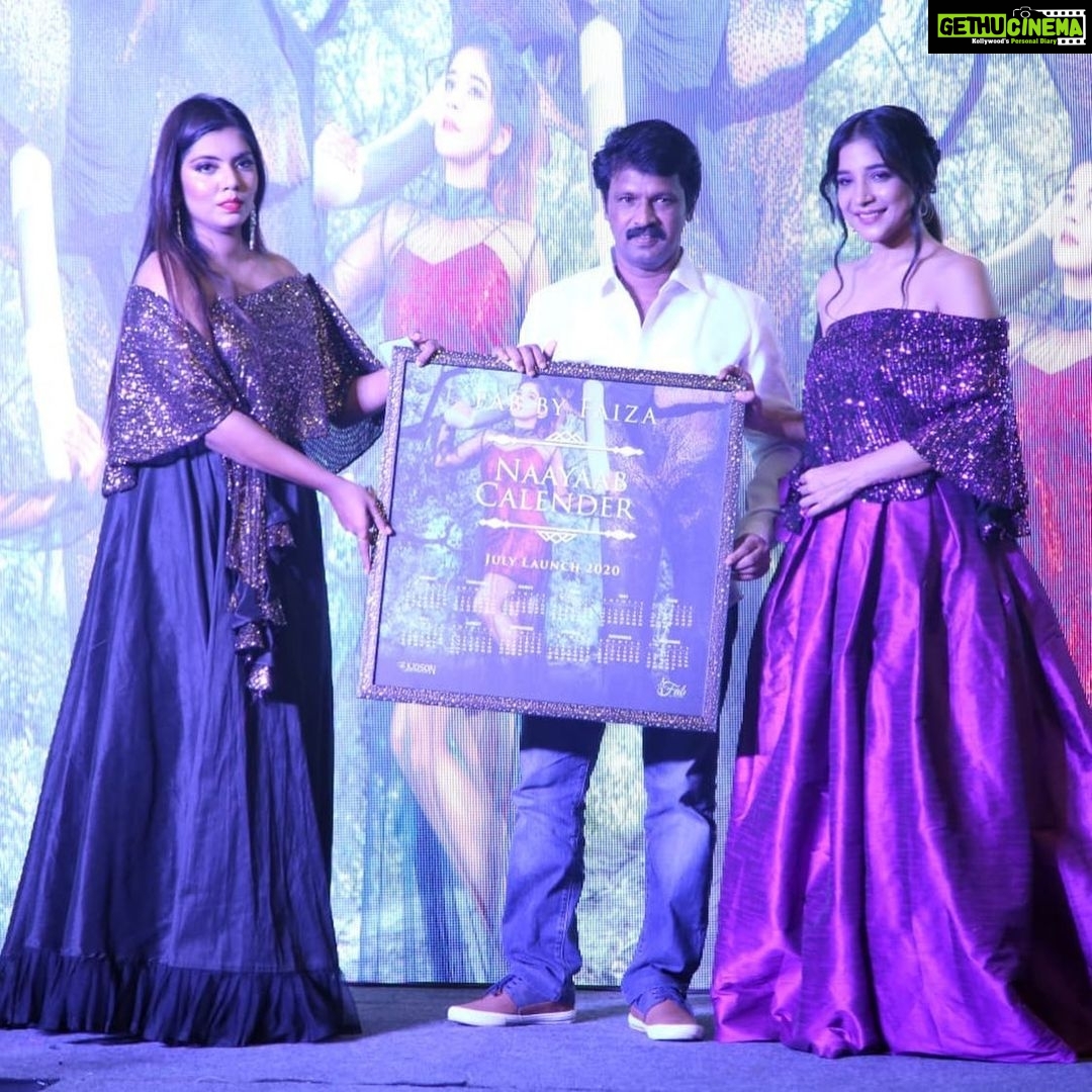 Sakshi Agarwal Instagram - I'm so happy to launch our #Naayaab Calendar 2020 . it was an awesome moment when @cherandirector Anna , @namita.official mam , @itssujavarunee & my buddy @athulyaofficial graced the event with their presence . Luv u all :-)
