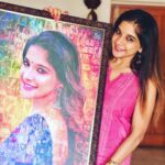 Sakshi Agarwal Instagram - You may not think you have a good memory, But you do remember what's important to you. Thanks Much for giving me my good memories in a Single Frame @icandy_gifts 😊♥️. Thanks for This Amazing surprise Gift @_dhinesh_siva_ You May reach more heights. Best of luck Team @icandy_gifts 😊🎁🎁 #sakshiagarwal #icandygifts #love #icandygifts&frames #bigbosstamil #bigboss #bigboss3