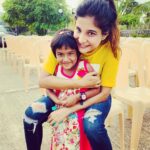 Sakshi Agarwal Instagram – That moment when cute kids want to take pics with you❤️❤️