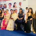 Sakshi Agarwal Instagram - Congratulations to the South Indian Casting Managers Association! Thank you so much for honoring me ❤️❤️ I am blessed to have shared the stage with such big dignitaries! Thank you my family and friends and god for showering this on me☺️ @fab_faizaaestheticboutique
