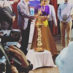 Sakshi Agarwal Instagram – Such a lovely time inaugrating the #bricsfilmfestival #rcc today🧚‍♀️🧚‍♀️ Wardrobe by: @naziasyedofficial 
Mua: @fathi_hairandmakeup @pushplatahairandmakeup 
@n.aveena 
@sairam_krishnan Russian House, Chennai