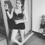 Sakshi Agarwal Instagram - ❤️❤️❤️ Too much hard work it takes to get to this❤️❤️❤️ @mollywoodtimesonline @indian_celebrities_official @indiancinemagallery_official #candid #workhard #fitnessmotivation #blackandwhite @lasenza #sakshiagarwal