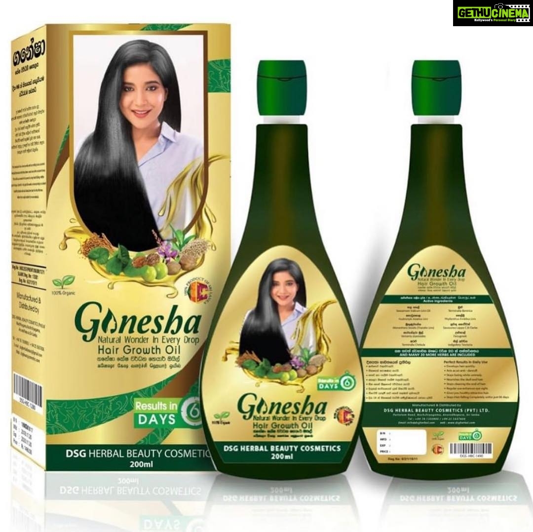 Sakshi Agarwal Instagram - Finally Srilanka has no choice but to see me in every shopππππ #hairoil #ganesha #Ayurvedic #strong #hair #natural #therapy #reallyworks #secrettomystronghair #roots #hairgoals #beauty @supekshaladulanji #srilanka @proyuvraaj Sri Lanka