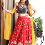 Sakshi Agarwal Instagram - Wearing the gorgeous @bandananarulaofficial for the launch of @glamstudios_in today at #ambattur 💥💥💥💥💥💥💥💥💥💥💥 #indian #traditional #gorgeous #lehenga #beautiful #instapic #instagood #instagrammer #actress #southindianbeauty @sangi_avias_makeup Chennai, India