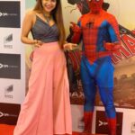 Sakshi Agarwal Instagram - Spider-boy it is!! @spidermanmovie @sathyamcinemas