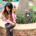 Sakshi Agarwal Instagram - 💥💥💥💥💥💥💥💥💥💥💥💥💥💥💥 I am a daydreamer and a night thinker 💥💥💥💥💥💥💥💥💥💥💥💥💥💥💥 #hoodielove #highonpink #sorrynotsorry #morningvibes #feelgoodafterworkout #lovethelittlethings #pinkhoodie #demilovato #spreadlove #fairydust #mesh #tracksuit #usadiaries