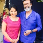 Sakshi Agarwal Instagram - #kaala memories❤️❤️❤️ cant wait to watch #thalaivar in action🌟🌟