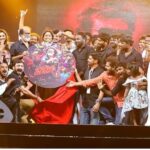 Sakshi Agarwal Instagram - Best night of my career! Can not thank everyone enough for this opportunity 💖 #grateful #blessed #kaala #thalaivar #wunderbar Wearing the wonderful @needleeye_bangaloreofficial by @sakina_ahmed_ne! Thank you for making me feel gorgeous 💖 Ymca Grounds, Nadanam