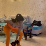 Sakshi Agarwal Instagram – Yes my home gym my happy place❤️
.
#feelitreelit #workoutreels #instagramreels