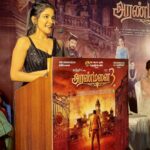 Sakshi Agarwal Instagram - About yesterday❤️ . #Aranmanai3 #pressmeet #ASundarCEntertainer #SundarC @redgiantmovies_ @udhay_stalin @aryaoffl @khushsundar @raashiikhanna @csathyaofficial @iyogibabu @uksrr @fennyoliver @saregama_official @vichuviswanath @riazkahmed.pro @v4umedia_ @teamaimpro . @plush_boutique_jb @makeupby_kiruthiga @tisisnaveen @keerthana_makeup_and_hair Prasad Lab Vadapalani