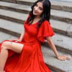 Sakshi Agarwal Instagram - ❤️❤️❤️ . Makeup : @anupama.krishnamachari Stylist : @harshitha_pragathi Photographer : @thivakar.photo Hair : @jamunadevraj Wardrobe- @lakshana_designer_studio Jewellery- @muse_material_jewellery . #redaesthetic #redgown #hautecouture #chennaimuseum #historicalplace #flairegown #historicaesthetic #sakshiagarwal #lifestyle #fashion #photoshoot Chennai, India
