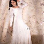 Sakshi Agarwal Instagram - Feel like an angel❤️ . @arvindkannanphotography @swapnaareddyofficial @swaadh @yoursethnically @prayaga_makeup_artist . #whitesalwarsuit #purewhite #chikankari #anarkalisuits #bagheera #pressmeet #kollywood #Biggboss #tamilactress #sakshiagarwal Chennai, India