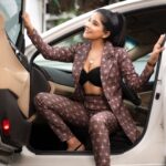 Sakshi Agarwal Instagram - I cant stop being awesome😃 Its in my blood🔥 . Outfit&styling @fab_by_faiza Photography @pallaviperiasami Makeup @srimakeupartistry Location @cloud7chennai . #cinderellafromtoday #badasswomen #businesssuit #candid #formalaesthetics #powerplay #sakshiagarwal #biggboss #cinderellamovie #cinderella Chennai, India