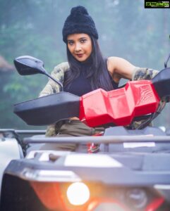 Sakshi Agarwal Instagram - She was fire, she was darkness, She was dust and blood and shadow🔥 The deadliest predator is the one you cannot see, and it takes a monster to destroy one🔥 . @ajoy_havoc @arunpradeep_photography @wildplanetresort . #forestaesthetic #assassinmode #forestlife #traveller #adventure #wildlife #wildlifephotography #candid #search #sakshiagarwal #camouflaged #camofashion Wild Planet