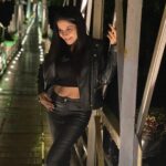 Sakshi Agarwal Instagram - Light up even your darkest moments with a beautiful location, beautiful weather and a great company! Loving this place- - looks absolutely beautiful and blissful even at night! @wildplanetresort . #jungleresort #leatherjacket #leatherpants #leatherboots #girlinblack #leatheraesthetic #kerala #tamilnadu #wildlifeconservation #nature #beauty Wild Planet