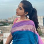 Sakshi Agarwal Instagram - Flawed, quirky, imperfect, beautiful & Magical! Just the real Me❤️ . #sareelove #bluesky #freshair #stayhomestaysafe #beyou #tamilponnu #kollywood #mollywood Chennai, India