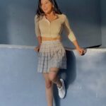 Sakshi Agarwal Instagram - 🌞 . #skaterskirt #candid #coordset #sakshiagarwal #biggboss #kollywood #trendingoutfits #style #stayhome #staysafe #ootd #ootdindia #instastyle Chennai, India