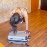 Sakshi Agarwal Instagram – Lets put our suitcase 🧳 to some use this Lockdown 2.0!
#justgetupandmove 
If you cant get your hands on weights/equipment!
.
Swipe left for awesome full body workout.
👉👉👉👉👉👉👉👉👉
Just spend 20 mins , play some music , get a suitcase and try this! You will feel awesome❤️✨
Save it for later use!
Tell me what you think once you try it💪
.
1) effective for sides and back
2)effective for chest/booty
3) effective for booty/sides/arms
4) Suitcase mountain climbers
5) suitcase kick tap
.
This is a mixture of HIIT and spot body workout!
The first workout needs a lot of balance, so you can start slow💪
.
#fitfam #fitnessmotivation #suitcaseworkout #sakshiagarwalworkout #sakshiagarwal #workoutmotivation #stayhome #stayfit #stayhealthy #fitnessjourney #somethingnew #puma #burberry #noequipmentworkout #noweightsneeded Chennai, India