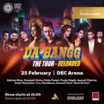 Salman Khan Instagram - Da-Bangg The Tour - Reloaded is coming to Expo 2020 Dubai on 25th February 2022. Book your tickets now @expo2020dubai #Expo2020 #Dubai @btosproductions @thejaevents @jordy_patel @aadu_adil @sohailkhanofficial @aslisona @dishapatani @hegdepooja @aaysharma @saieemmanjrekar @gururandhawa @imkamaalkhan @manieshpaul @thebushramahdi @rredfilms #dabanggthetourreloaded #dubaiexpo2020 #salmankhan #sonaksinha #dishapatani #poojahegde #aayushsharma #saieemanjrekar #gururandhawa #kamaalkhan #manieshpaul