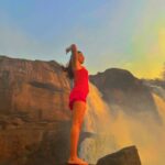 Samantha Instagram - Life ☮️ You enjoy it or endure it as it comes and goes ,as it ebbs and flows . Athirappilly Falls
