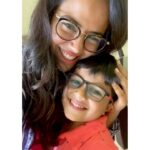 Sameera Reddy Instagram - What's the #1 thing on your Mommy Mission always? To choose the best and the healthiest! Here's how I do it. I choose healthy screen time with Lenskart BLU Computer glasses for Hans and me, be it for online school, facetime with Nana and Nani, or just chilling around. These glasses with BLU Smartphone Lens technology blocks 98% of harmful blue light from digital devices and after wearing these, Hans' and my eyes have really felt the difference! No headaches or eye strain, we're just loving it! . 👉🏼 Use code BLOG10-SAMEERA and get some additional discount from @lenskart on the purchase of these glasses! #BeatWithBlu #BeatEyestrainWithBlu #ad