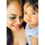 Sameera Reddy Instagram - Wow what a year it’s been🎈Thank you for the wishes everyone🥰 It’s so beautiful that we can experience so much love in these crazy times thru the digital world🌍 I’m so grateful🙏🏼 Happy Birthday Nyra❤️ #motherhood #blessings #babygirl #naughtynyra #oneyearold #baby #happyhans #mrvardenchi #messymama #imperfectlyperfect #momlife #momentslikethese #familyfirst #gratitude #keepingitreal 🌈