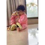 Sameera Reddy Instagram – Xena Warrior Princess in the making! 😍 I can’t understand Nyra’s constant battle with this poor snake! 🤣🤣🤣 #naughtynyra #nyratheexplorer #xenawarriorprincess #mybaby #pink #babygirl #girlpower #snake #fightclub #fun #momlife #keepingitreal 🌈