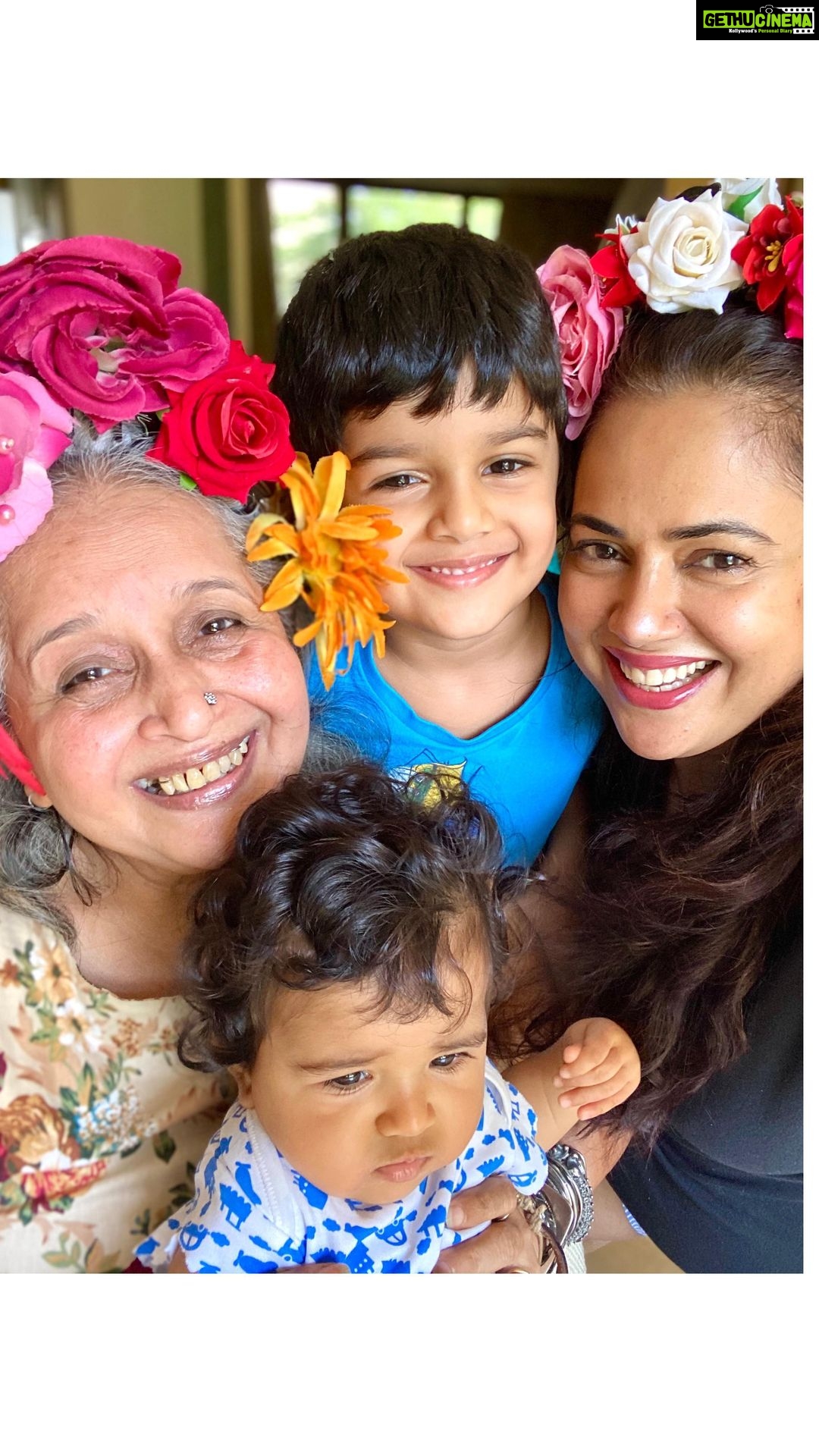 Sameera Reddy Instagram - How do we make leftover Rajma exciting? We turn it into Yummy Easy Mexican wraps with few ingredients from your fridge! 💃All you need is . Chopped Green Capsicum . Boiled corn . Crumbled Paneer . Shredded Cheese or slices . Cooked Rajma (however you like it). Homemade Tortilla. Homemade tomato base sauce . . 💃Homemade Tortilla - 1/2 cup maida 1/2 cup whole wheat aata 2 tbsp oil salt , water . . 💃Mix all ingredients to make a soft dough and let it rest for 20 minutes . Roll out into large rotis . And cook on both sides on medium gas. . 💃Homemade Tomato Base Sauce - ( can be used for pizza /pasta also) . 6 tomatoes 1 Finely chopped onion 2 tbsp olive oil 2 cloves garlic chopped 1/2 tsp black pepper powder 1/2 tsp sugar Salt to taste 1 tsp italian seasoning . . - blanch the tomatoes ( blanching is putting the tomatoes in boiling water till the skin splits) then peel , cool and purée. - Put the oil in a pan, add the garlic and onion . Cook till translucent. - Add the tomato purée , salt, sugar , pepper and seasoning. - Cook on medium gas till sauce thickens . Set aside to cool . . 💃Make the wraps with spooning the rajma, corn ,capsicum and crumbled paneer into the Tortilla Roti: Fold and place into a baking dish as shown in the video . 💃Generously spoon the tomato base sauce and sprinkle with lots of cheese . I used slices because thanks to lockdown i only had that! . 💃Bake for 15 -20 min or until the cheese is bubbly . Drizzle some olive oil and serve! . 💃You can also team this with our easy Mexican salsa ( from our previous video ). . 💃Have fun cooking! It’s really about staying happy and enjoying yourself ! @manjrivarde thanks for our fab Mexican look😎💃😍 . #messymama #sassysaasu #fridakahlo #bahulove #naughtlynyra #happyhans #takefunseriously #recipes #samanjri #motherinlaw #saasbahu #lockdown #food #leftovers #yummy #imperfectlyperfect #stayhome #stayhealthy #momlife #mexican #motherhood #homechef #havefun #family #keepingitreal 🥳