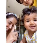 Sameera Reddy Instagram – Saturday morning done right 🤪 #naughtynyra in full force breaking our tower🤩 happykids = happymama 💃 P.s. her mama has given her a rowdy lockdown haircut 😳😱 #messymama #happyhans #momlife #fun #love #laughter #lockdown #positivevibes #motherhood #imperfectlyperfect #mom #keepingitreal #takefunseriously 🙋🏻‍♀️