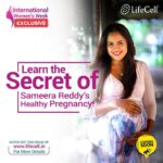 Sameera Reddy Instagram - I have always wanted a safe and happy pregnancy for all women & myself! Here's a terrific colloboration with @lifecellin coming for all mommies to be! My endeavour is to empower you ! I know that motherhood can be a challenge and we need to positively prepare ourselves for it ! To be connected and stay real ! That's my wish for u all..... 🌟. #lifecell #realmotherhood #healthymom #happymom #womansday #internationalwomensweek #motherandchild #pregnancy #pregnant #mothertobe #imperfectlyperfect #motherhood #motherhoodjourney