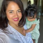 Sameera Reddy Instagram – Why do I have such a fun outlook to being a mom this time round? because the last time i got trapped with my own anxiety, ppls judgement, my demons got the best of me and I didn’t enjoy the process🤕The more you sulk for your me time , look to others to feed good, want validation, stress about what could be , what is ,what isn’t . It’ll just get harder . I do have many moments in a day where I feel overwhelmed. Maybe that’s why I want to be honest about #motherhood. To have women feel good and not bad looking at how perfect it looks from the outside.🍭.
🌟I went from a crazy, Fancy lifestyle of shooting movies, parties, stylists and the hi life to me now and frankly I’m thrilled to just be a #messymama . Stay happy . Always . Or at least try💃.
#imperfectlyperfect #mom #momlife #not #bollywood #kollywood #diva 🤪