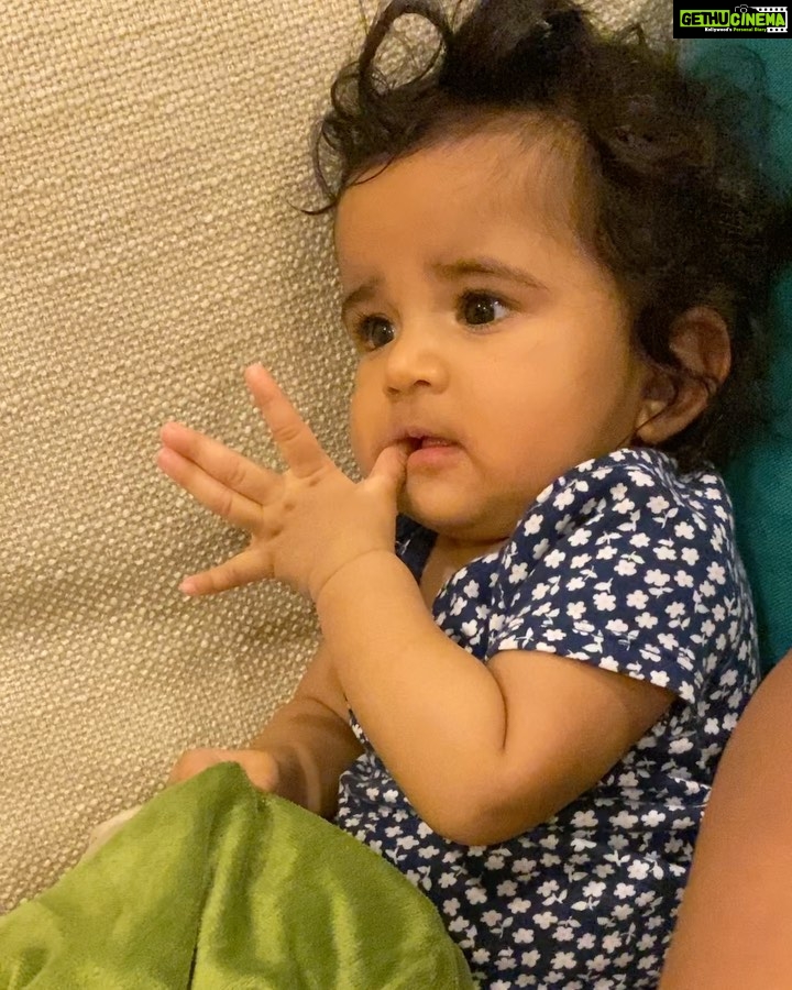 Sameera Reddy Instagram - When her brother shows off his dance moves she is like 😳 not impressed🤔 🤣🤣🤣 . uff I wish I had that energy at the end of the day🤪#hansvarde #kidsbelike #fullpower . #brother #sister #dance #moment #brotherandsister #mybabies #momlife #motherhood #inhouse #entertainment 😍 @billyraycyrus @lilnasx #oldtownroad 🎵