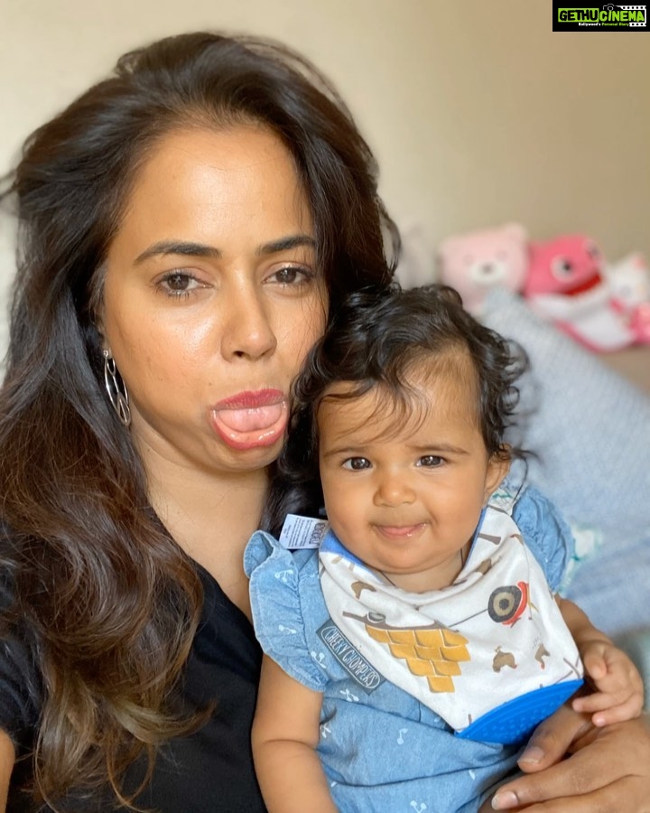 Sameera Reddy Instagram - Why haven’t you lost your weight ? Are you feeding baby the right food? Are you choosing the right school ? You started your baby on formula?? Is your child too thin/ too plump ? Not yet sitting ? not yet diaper trained ? The list goes on .. Everyone seems to have an opinion❗️Support don’t judge‼️If you try to keep up with other moms or try pleasing the world/ family with this image of being perfect please don’t because it’s not worth it. Listen to your gut .Choose your happiness ! Happy Mama = Happy baby ❤️ #mondaymotivation #motherhood #momlife #baby #breastfeeding #keepingitreal #imperfectlyperfect #mom #babygirl #babys #postpartum #momsofinstagram #postpartumjourney #happymama #happybaby 😃