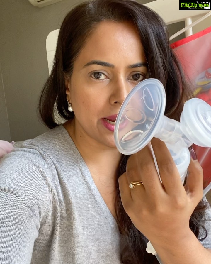 Sameera Reddy Instagram - That’s my mommy ammunition! A breast pump‼️🙂 lots of questions on which one I use ! So I went desi and tried @diyababycare and was quite happy!! Having used two major international brands before i feel that the @diyababycare pump has nailed the main points 👍🏼 lightweight , easy to assemble , rechargeable battery which makes it portable!! ( love that ) and it comes with a pumping bra‼️which I admit I’ve always wanted to try but didn’t and Now I can tell you it’s super convenient! There are many schools of thought on pumping milk but I’ve done it with both my babies and it just makes life easier🧘🏽 !! #happy #pumping #breastpump #breastfeeding #diyababycare #mom #mothersmilk #activemom #momonthego #momlife #newmom #breastfeedingmama 🏃♀️