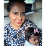 Sameera Reddy Instagram - I often wonder why babies find their fingers so yummy 🍔#fingerlickingood #babygirl #motherhood