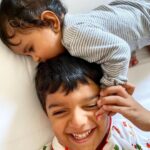 Sameera Reddy Instagram – Is it Christmas yet?I’m hungry mama!!😋
.
#christmas #baby #mybrother #bestfriend #merrychristmas🎄 #siblings #love #mybabies #holidayseason #famjam #family #mummy #mom #kids #blessed #tistheseason #jolly #party #pyjamas #momlife