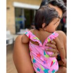 Sameera Reddy Instagram – Sunday feels! First swim with our lil girl 🏝 #pool #fun #babygirl #first #swim #sunday #funday 😃