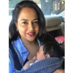 Sameera Reddy Instagram - Nyra turns 2 months today!!🥰 It’s a rainy day but I got my sunshine with me 🌟 #feelingood #momlife 😀