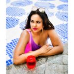 Sameera Reddy Instagram – Beating the Summer Heat 🥤 .
.
🏖 @w_goa 📷 @_fabian.franco_ #goa #fashion #swimsuit #chanel #bumpstyle #pregnancy #photoshoot #sun #water #maternityphotography #maternityshoot #momtobe #preggo #pool #swim #swimwear #momtobe