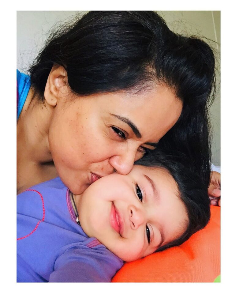 Sameera Reddy Instagram - My monkey is going to turn 4 yrs old this Friday 🌟 how quickly time flies ! . . #birthdayweek #hansvarde #myson #throwback #motherandson ❤️