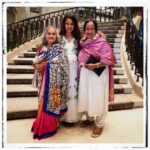 Sameera Reddy Instagram – Mother’s Day with my two beautiful moms ! #blessed ❤️ #happymothersday #mom #motherinlaw #mothersday #everyday 🌈 @manjrivarde #nikkireddy The St. Regis Mumbai