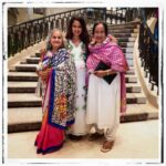 Sameera Reddy Instagram - Mother’s Day with my two beautiful moms ! #blessed ❤️ #happymothersday #mom #motherinlaw #mothersday #everyday 🌈 @manjrivarde #nikkireddy The St. Regis Mumbai