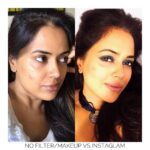 Sameera Reddy Instagram - Instagram vs Reality Check ! 🙃 🤡 🌈 don’t get pressured thinking how everyone is perfect because they are NOT #selflove #nofilter #instagram #fomo #instaglam #bollywood #mom #positivebodyimage #keepingitreal