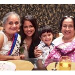 Sameera Reddy Instagram - Mother’s Day with my two beautiful moms ! #blessed ❤️ #happymothersday #mom #motherinlaw #mothersday #everyday 🌈 @manjrivarde #nikkireddy The St. Regis Mumbai