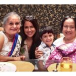 Sameera Reddy Instagram – Mother’s Day with my two beautiful moms ! #blessed ❤️ #happymothersday #mom #motherinlaw #mothersday #everyday 🌈 @manjrivarde #nikkireddy The St. Regis Mumbai