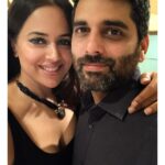 Sameera Reddy Instagram - Mr. & Mrs. Vardenchi ❤️. @vardenchi #husbandandwife #bikerlifestyle #keepingitreal