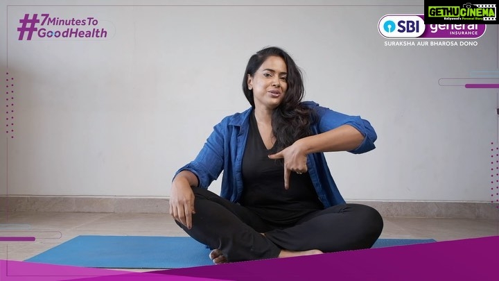 Sameera Reddy Instagram - From the time I was an actress to now a mother of two, for me fitness has always been about accepting my body and working towards making it healthier each day. And the initiative of @sbigeneral Insurance #7MinutesToGoodHealth lets me take care of my physical and emotional wellbeing in just 7 minutes. @diydayalishka @lathasunadh @mr.vardenchi @manjrivarde @vidushiarora @adi_aurealis @sevensush Come Join me in the initiative of #SBIGeneral #7MinutesToGoodHealth. Come take up this super fun challenge ✅Don’t forget to like the SBI General Insurance Instagram and Facebook Page, Tag 7 people in your network to encourage them practice #7MinutesToGoodHealth and help them make a difference in their lives. And by doing this you stand a chance to win exciting vouchers. #7MinutesToGoodHealth #ContestAlert #Wellness #HealthisWealth