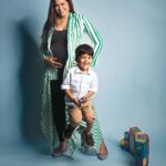 Sameera Reddy Instagram - My First photo shoot with my son for ELLE magazine ❤️ @elleindia you guys really made it so special!! 🌈 Hans has a blast with the all girls crew 🤩 . 📷: @peeezers Jacket by @mohammed.mazhar.official . 👗: @akshitas11 🖋: @mamtamody 💇🏽‍♀👩🏽‍🎨: @bhagya.vaid Assisted by: @divyagursahani, @dhvani.j, @bindalakriti, @khushi46 (Styling) #motherhood #momlife #pregnancy #pregnantbelly #pregnancydiary #myson #shoot #shootlife #hansvarde