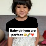 Sameera Reddy Instagram – BabyGirl you are Perfect🤩🌈 always remember that🙌🏻Happy Daughters Day! 🙏🏼⭐️ #messymama #naughtynyra #happydaughtersday❤️