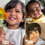 Sameera Reddy Instagram - Making us smile since 2019😃 amazing how every year our babies change into lil adults ❤️ #naughtynyra #throwbackthursday ⭐️